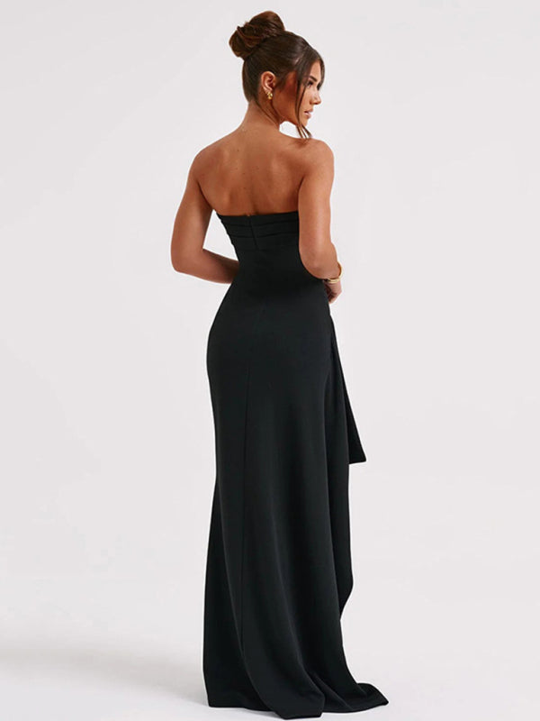 Women's high slit dress