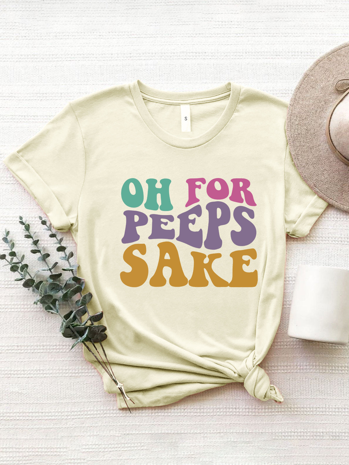 OH POR PEEPS SAKE Camiseta de cuello redondo