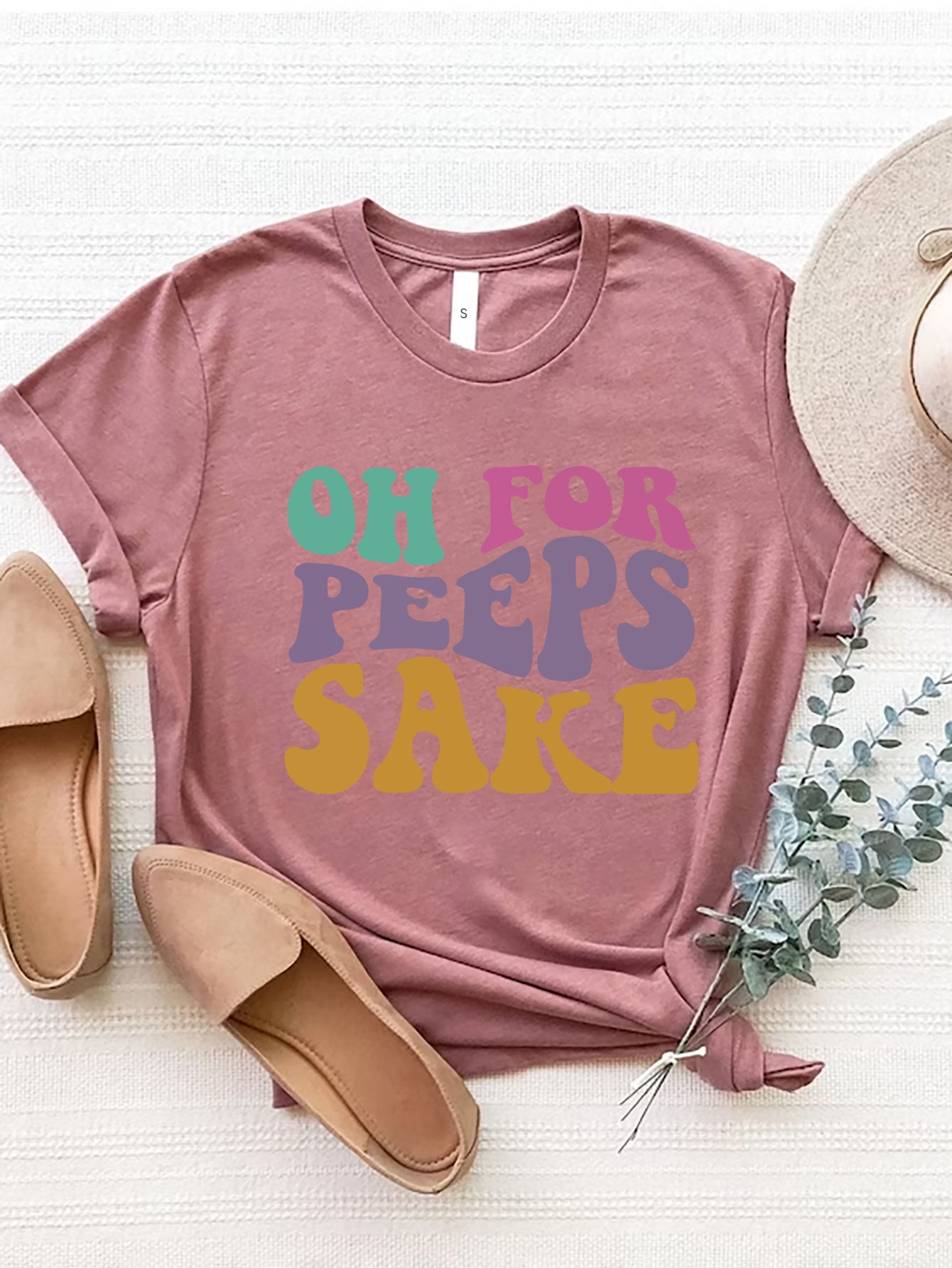 OH POR PEEPS SAKE Camiseta de cuello redondo