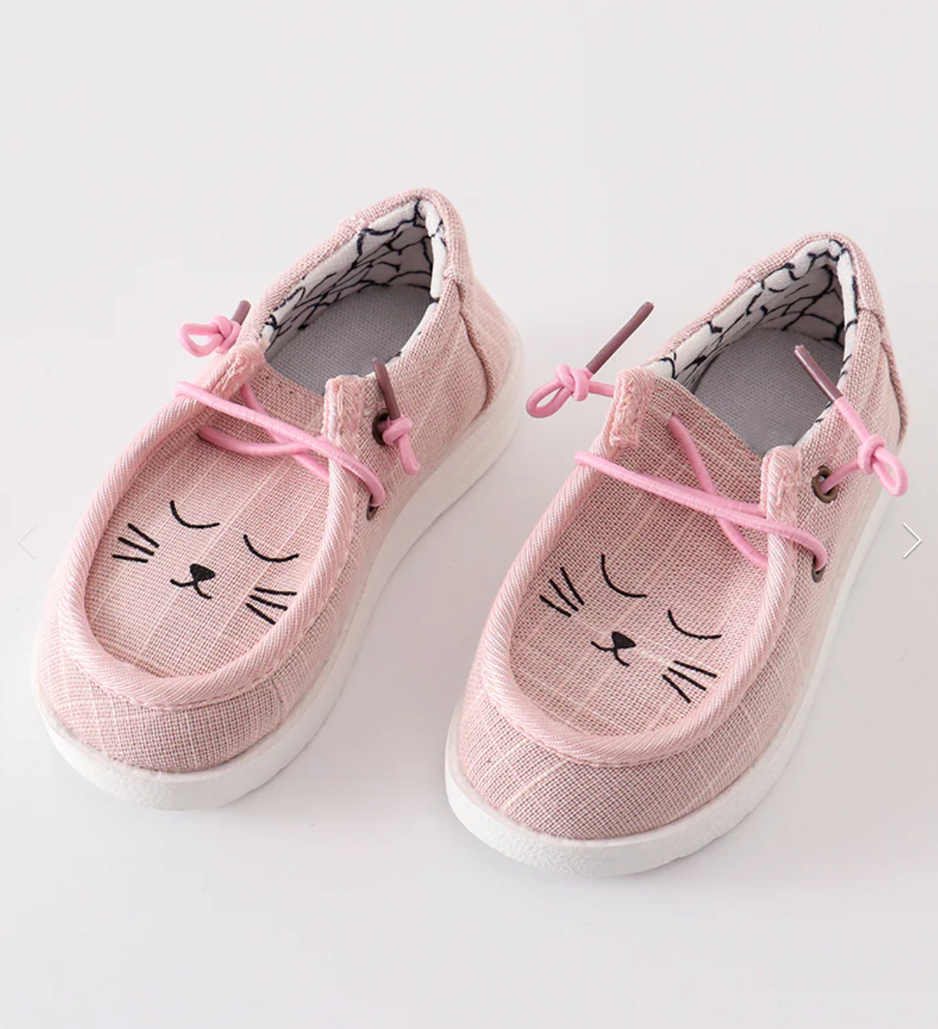 SBB Pink Cat Slip ons