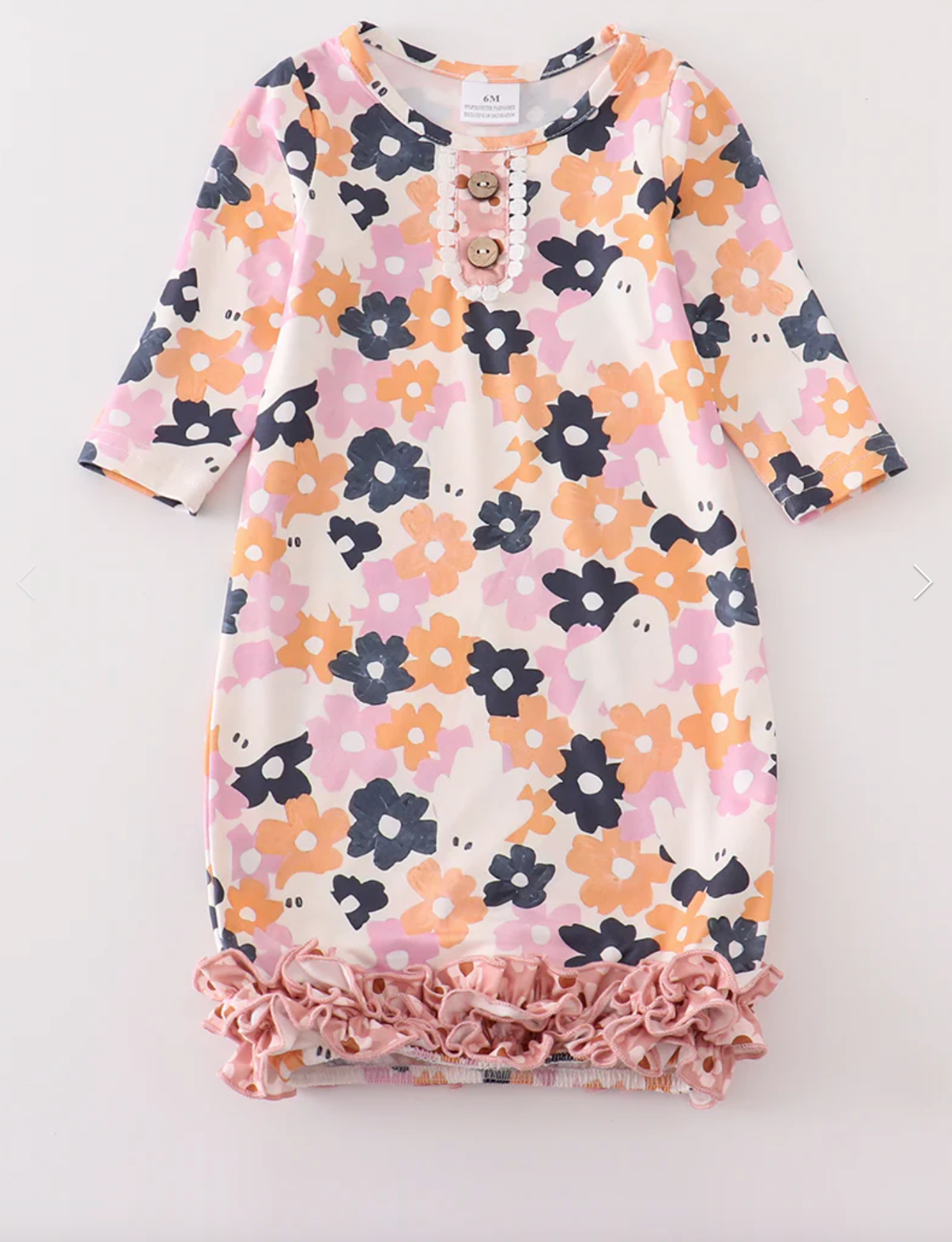 SBB Pink Floral Baby Gown