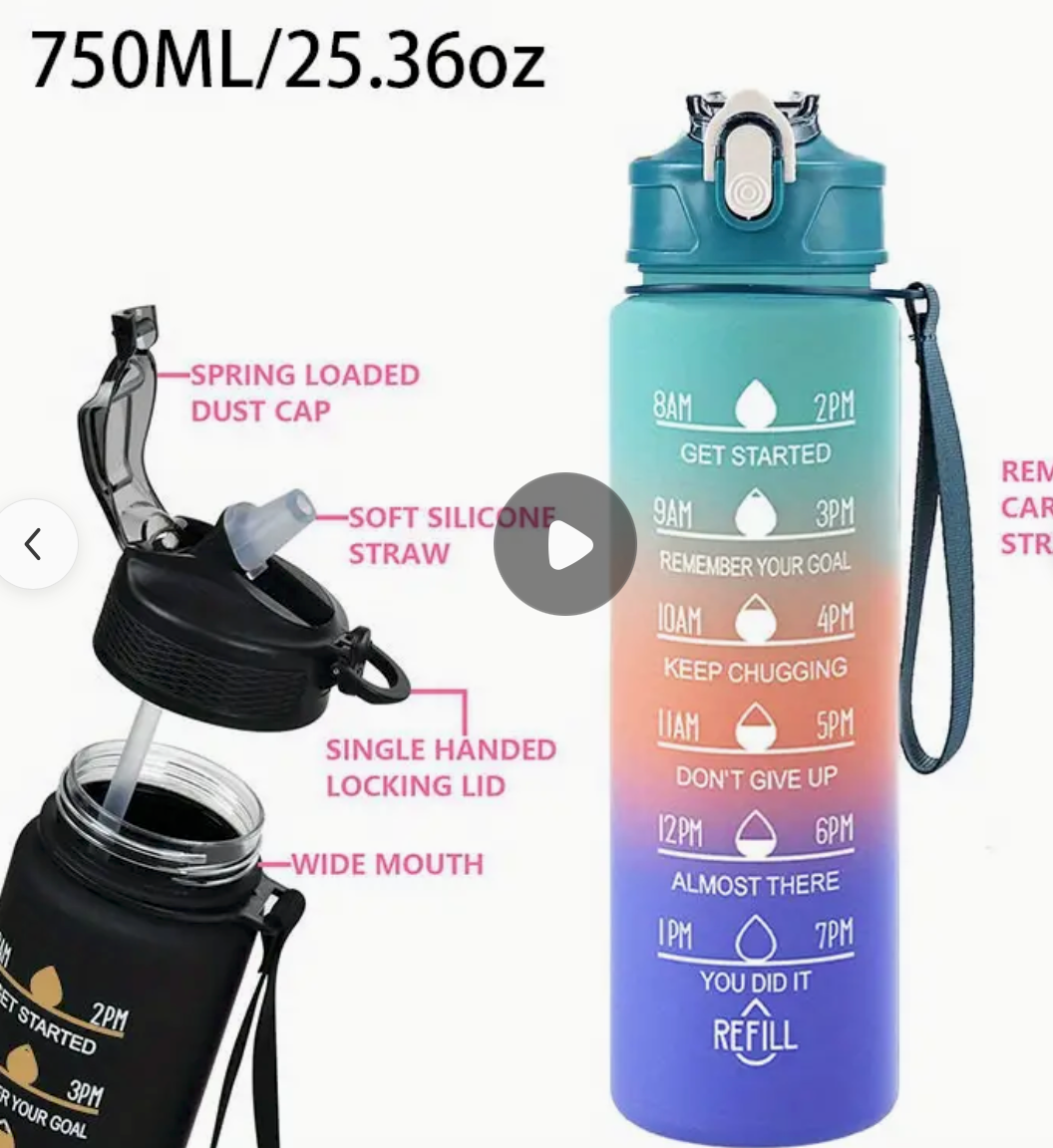 SBB Chic Motivational Water Bottle