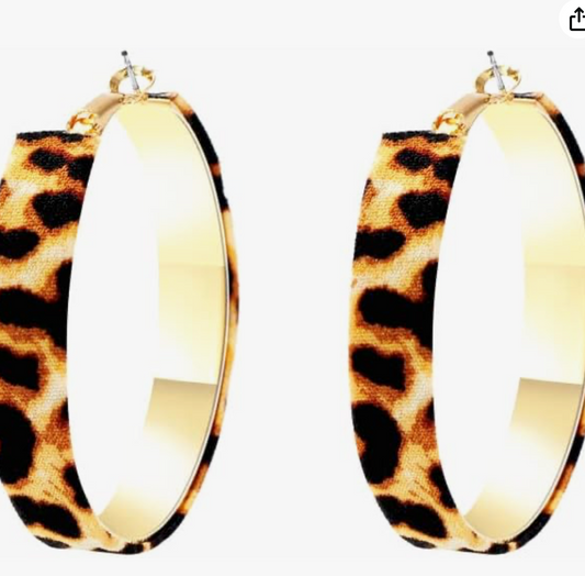 SBB Leopard Print Hoop