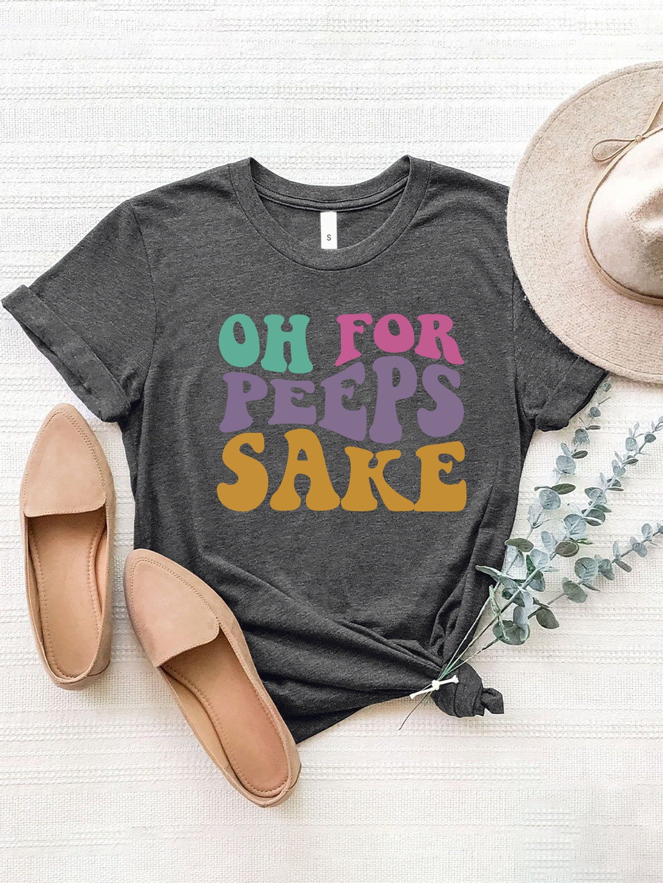 OH POR PEEPS SAKE Camiseta de cuello redondo