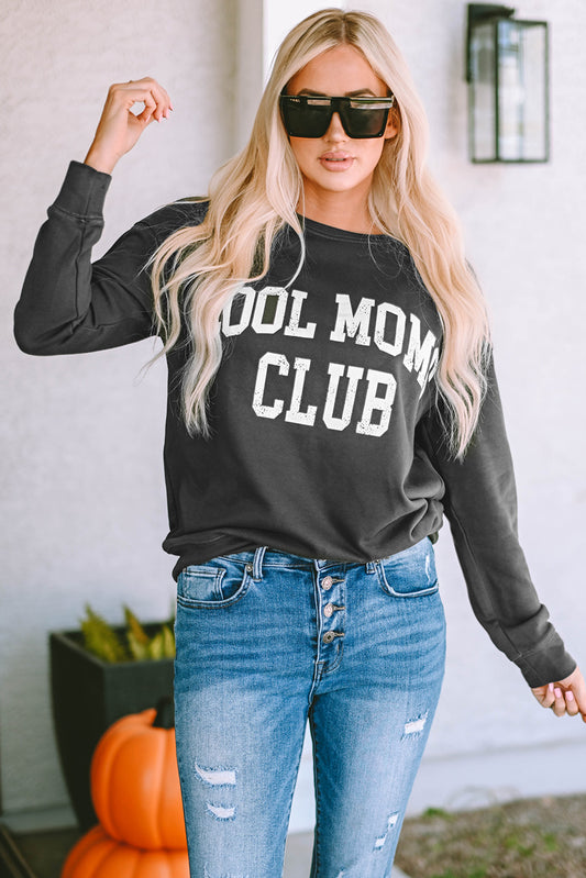 COOL MOM CLUB Sudadera Manga Corta Cuello Redondo