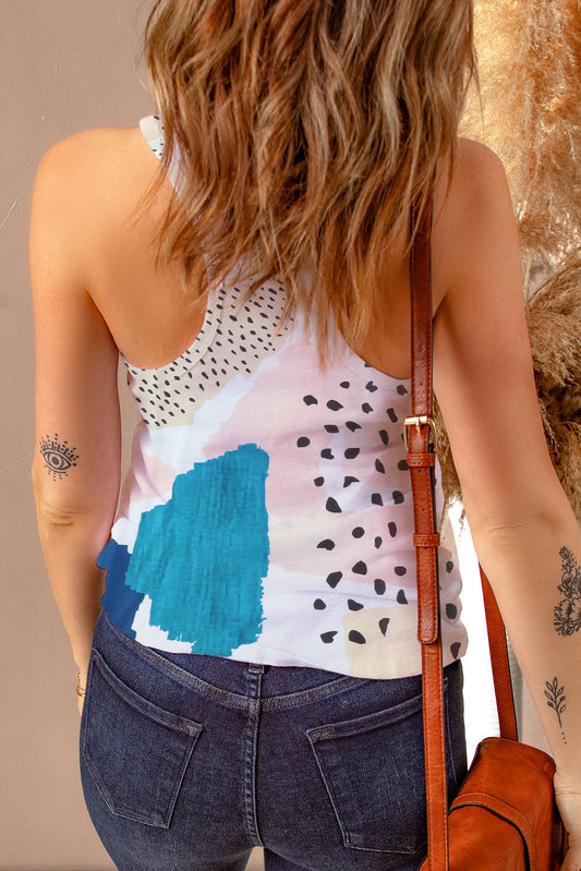 Printed Racerback Tank