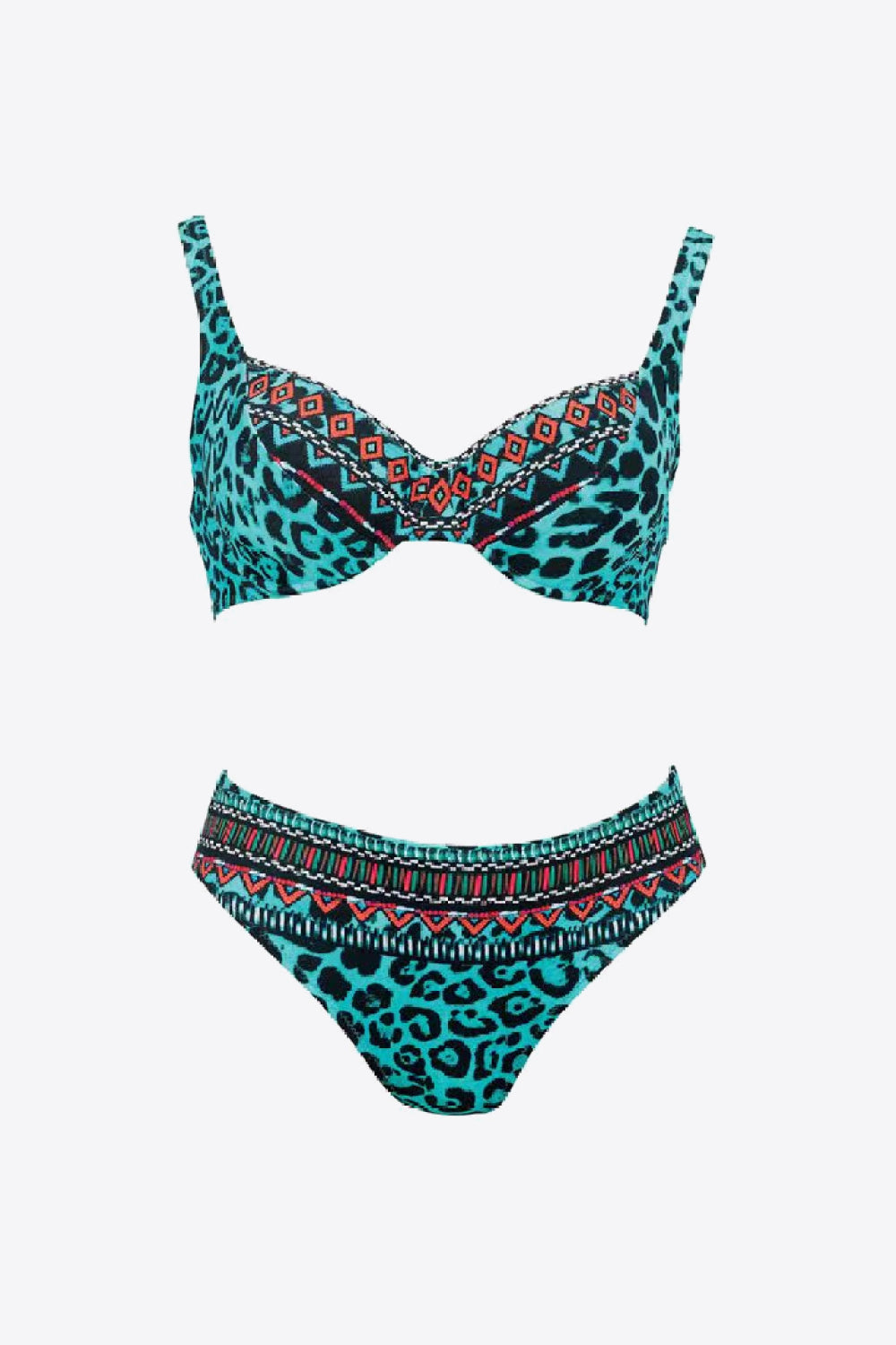 Conjunto de bikini de leopardo